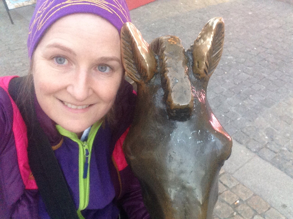 Selfi med hesten i Markens:)
