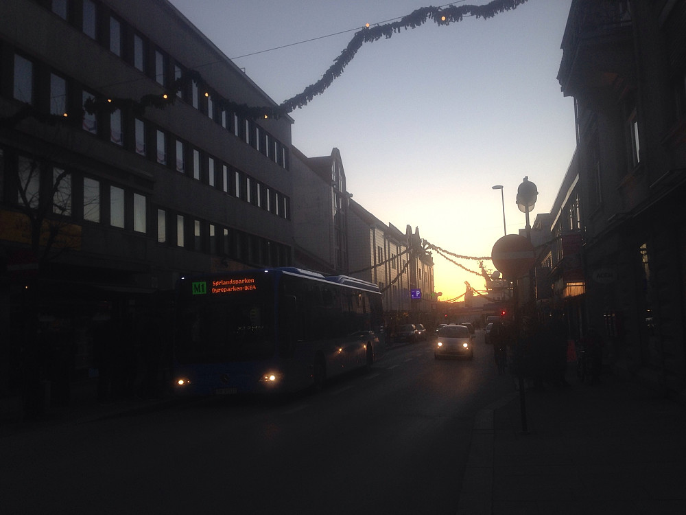Julepyntet Henrik Wergelands gate
