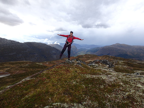 På toppen av Svarrafjellet