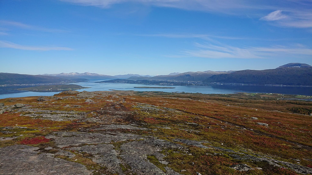 utsikt mot Tromsø
