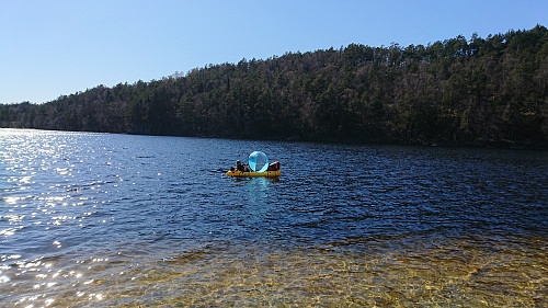 Packraft med seil