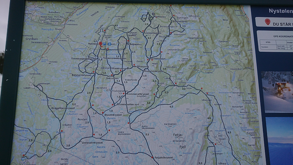 Imponerende løypenett