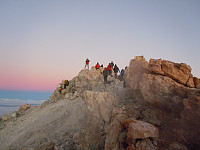 Folksomt på toppen av Teide