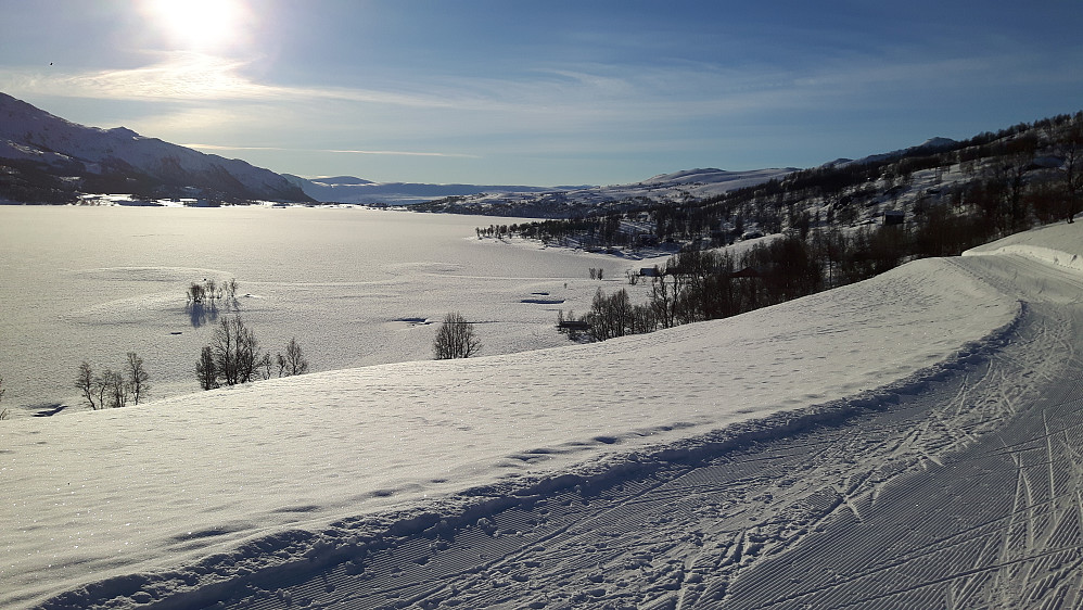 Skarvatnet. Flotte forhold