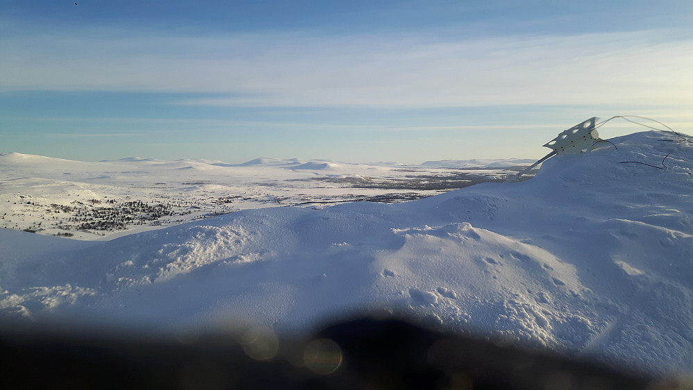 Svartfjellet i stri vind