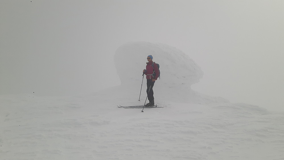 Kvitingskjølen i tåke.