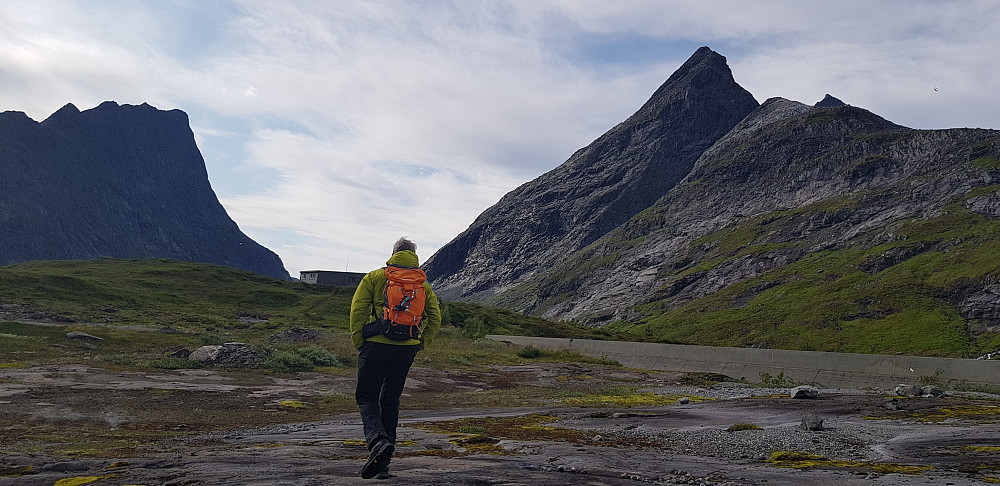 Utsikten fra start ved Tyssevatnet