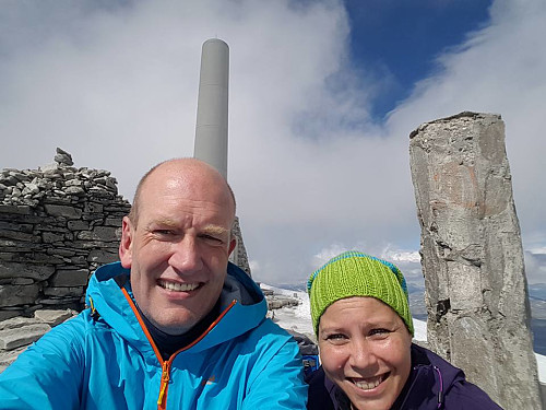 Selfie på toppen