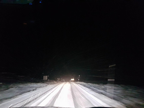 Her kommer vinter'n på Valdresflya.