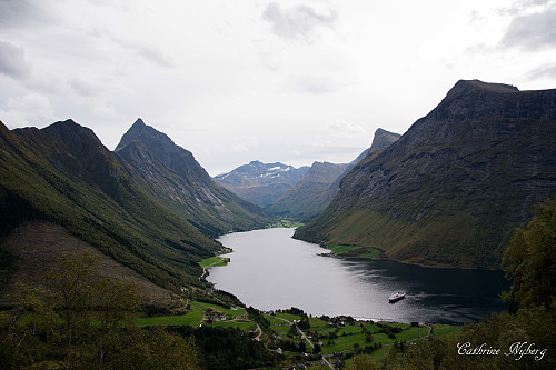 Utsikt fra Bentebu.