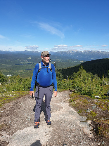 Rune, rett etter at vi har passert tregrensa.