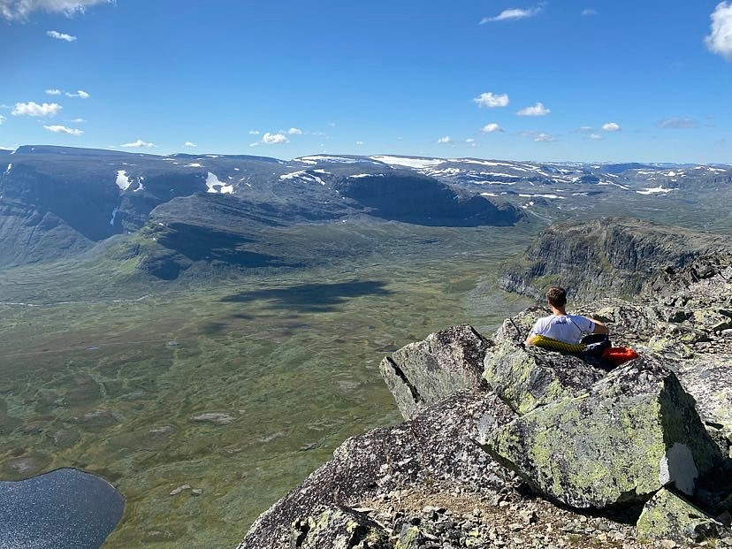 Bilde fra toppen.