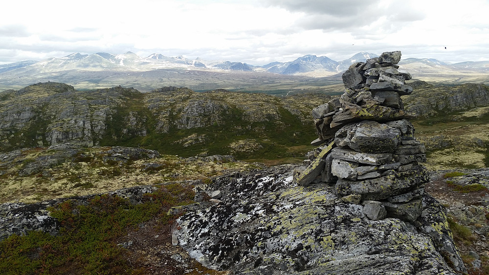 Fra Vålåsjøberget mot Rondane.
