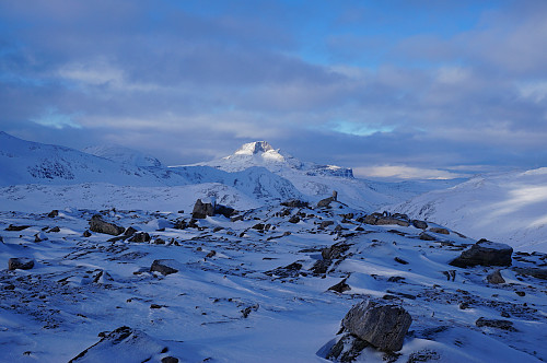 Snota ruver gått i landskapet.