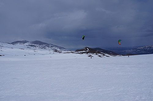 Dette så artig ut, fint å skikiting innover flatene. 