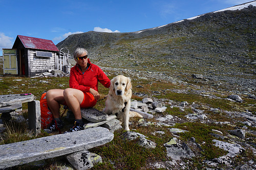 Torill søster og Bonso.