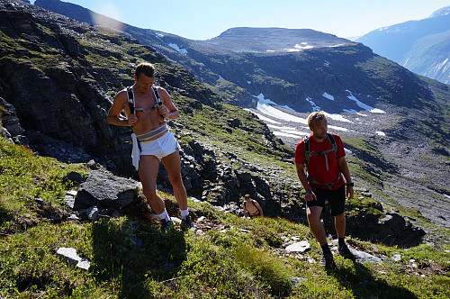 Varm dag i fjellet.