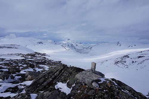 Fin utsikt til Snota fra toppen av Hyttdalskammen.