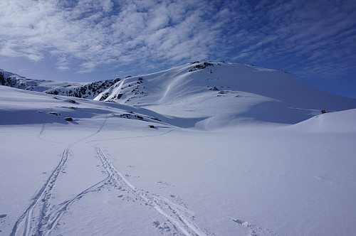 Rente bratt ned her hvor Speilsalen en gang var.