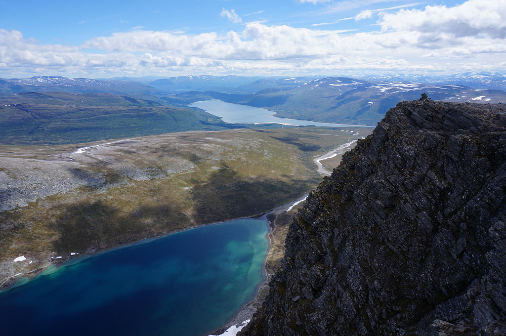 Utsikten fra Blåhøa mot Oppdal.