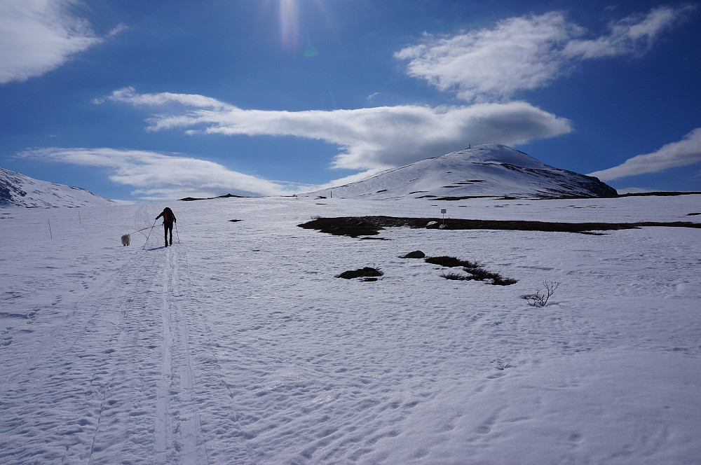 Mye snø i fjellet enda...