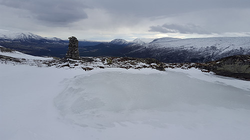 Ser oppover mot Oppdal.
