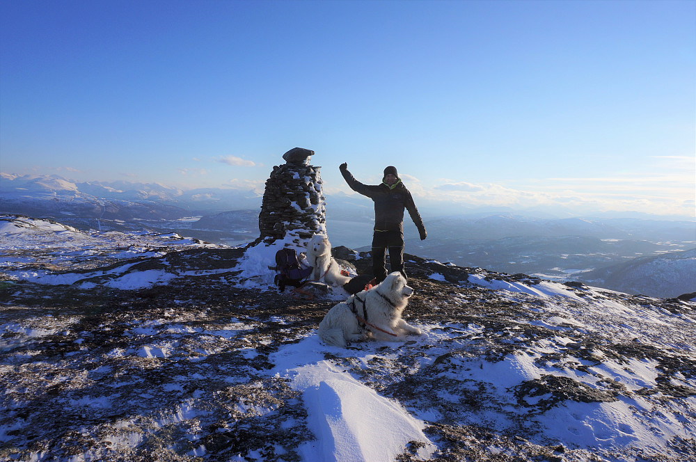 Egil fikk endelig en ny topp, Høgfjellet 689 moh.