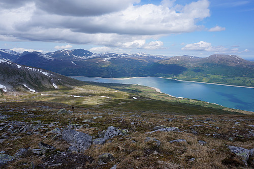 Blåhøa og Gjevillvatnet.