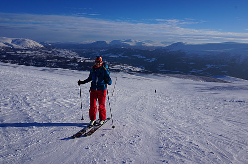 Nydelig dag så det fristet med tur opp på Storhornet.