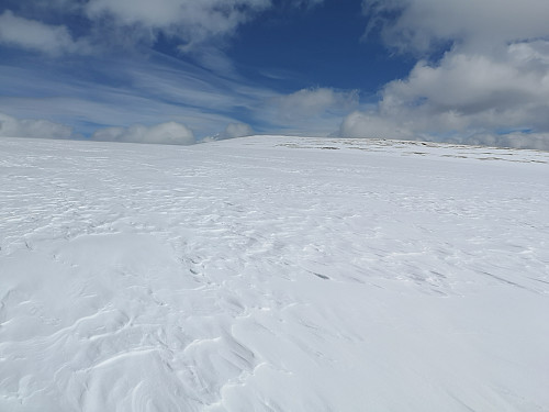 Siste stykke opp til Blåhøa masse snø