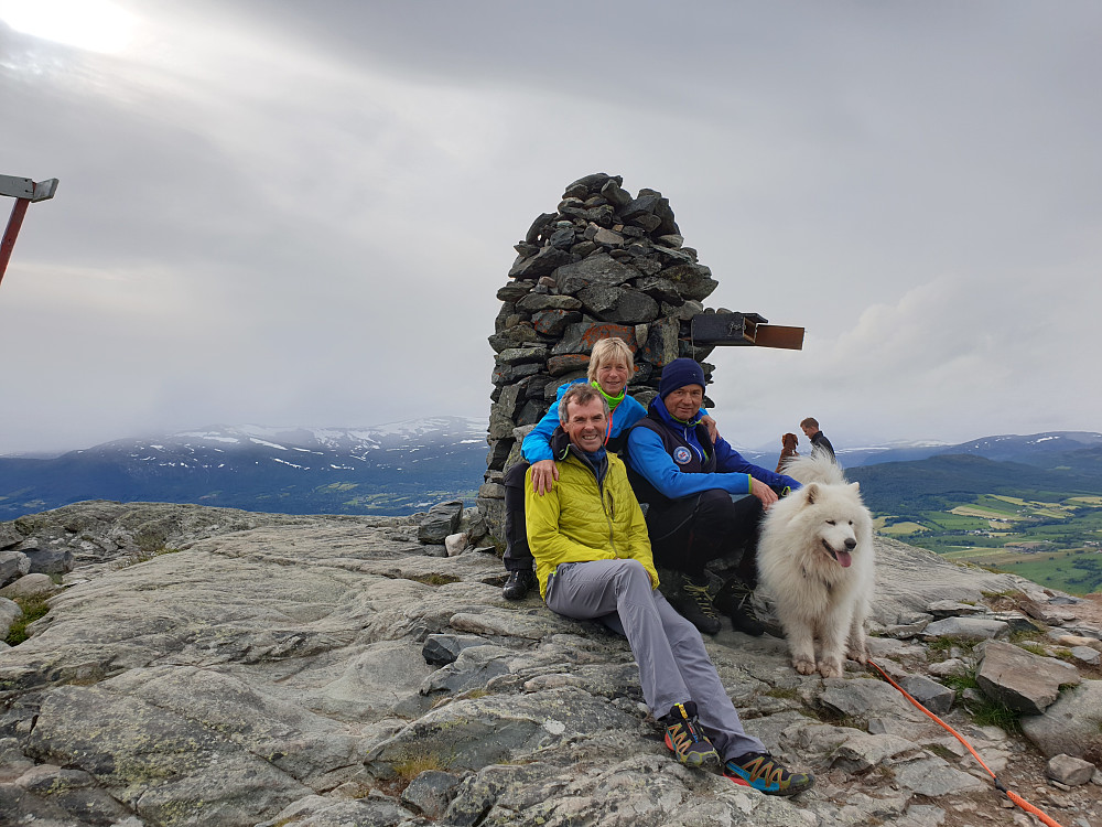 Kjekt å treffe Johan på toppen.
