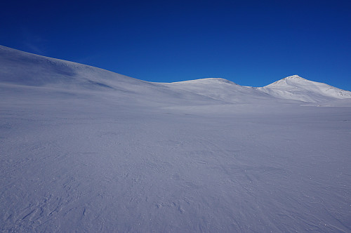 Storbekkhøa dagens mål til høyre.