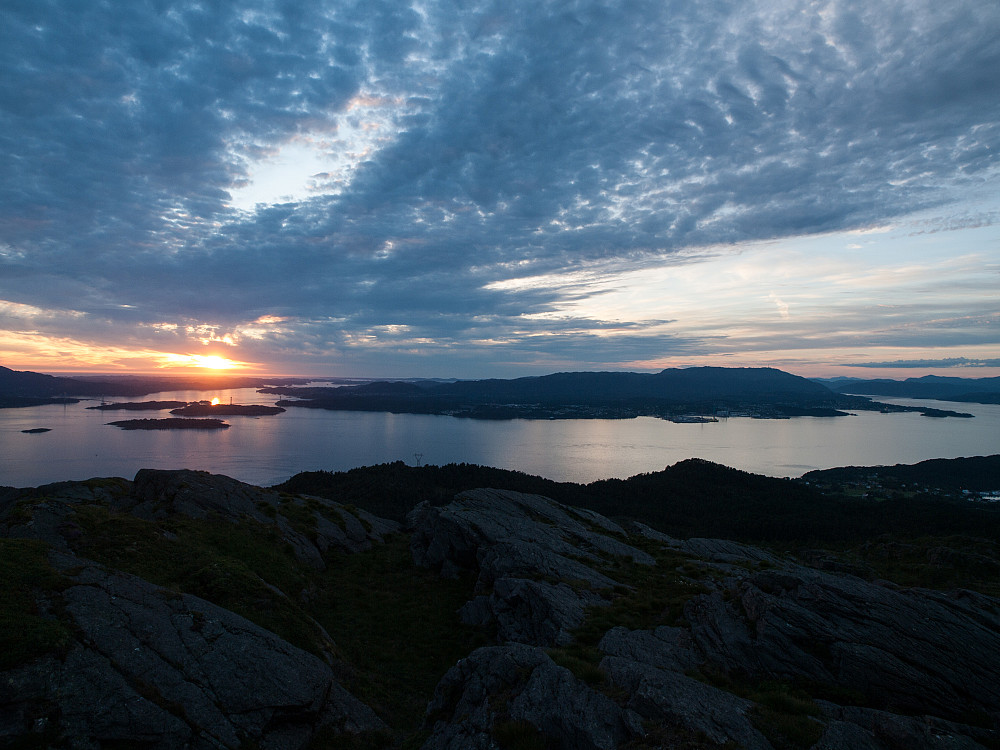 Utsikt fra Sveio mot Bømlo og Stord