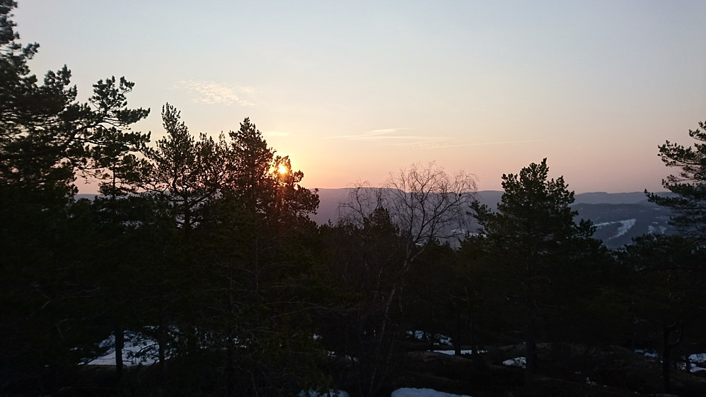 Soloppgangen fra Vegemfjellet