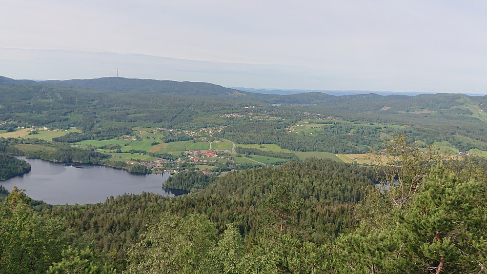 Samme utsikt fra Mælakollen 