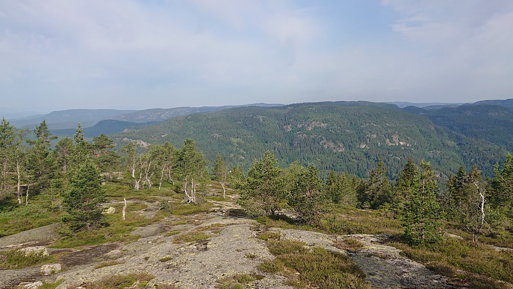 Utsikt vestover fra Hovde