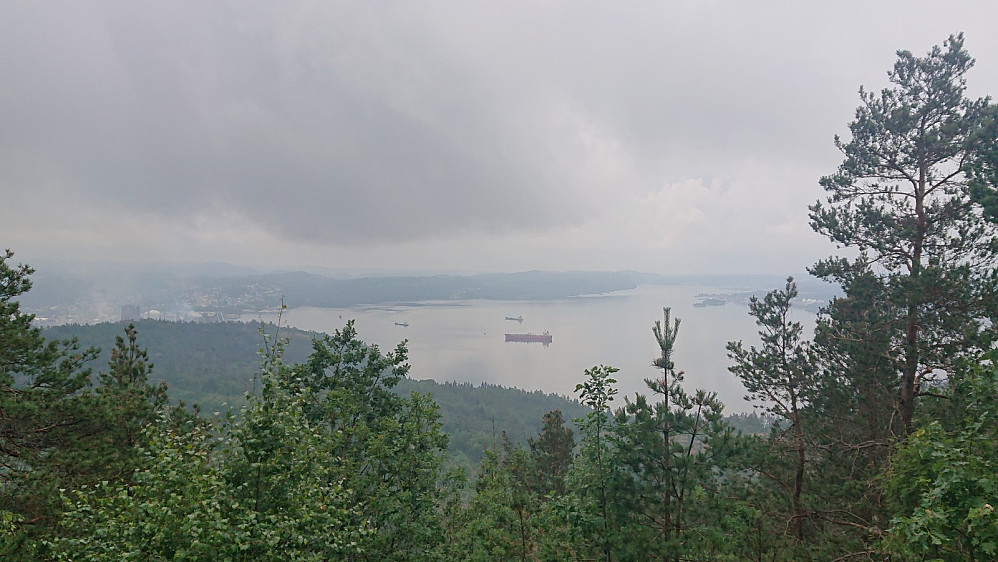Fra Lakollen mot Frierfjorden