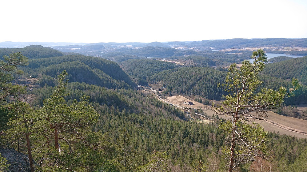 Utsikt fra Godalsfjell over Dalsbygda.