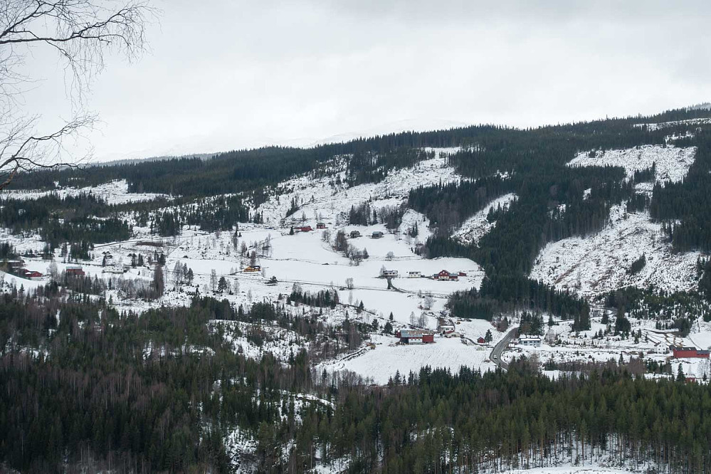 Mot Haglebufjellet.