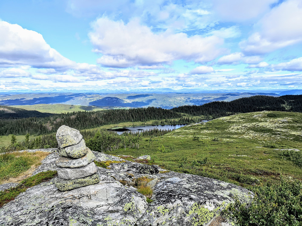 Fin utsikt fra toppen