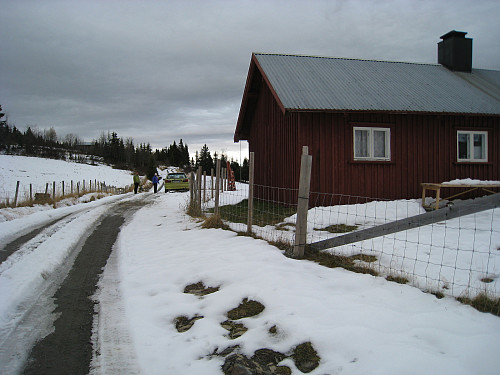 Ved Kinna, et greit utgangspunkt for turen.