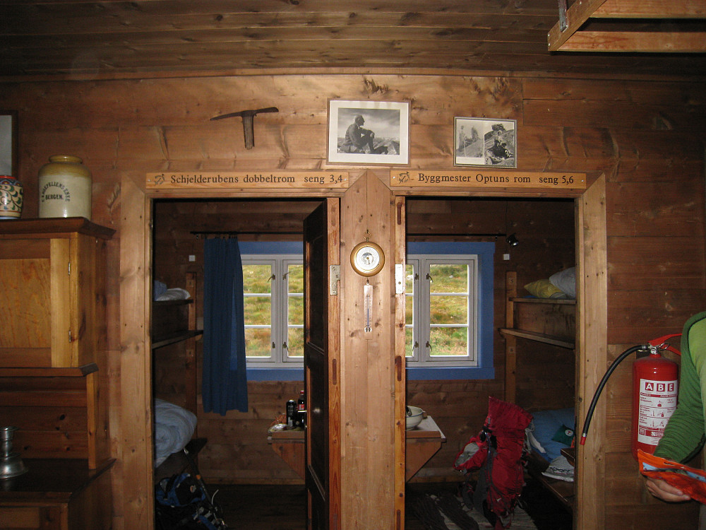 Jørn og Geir Arne fikk hvert sitt rom.