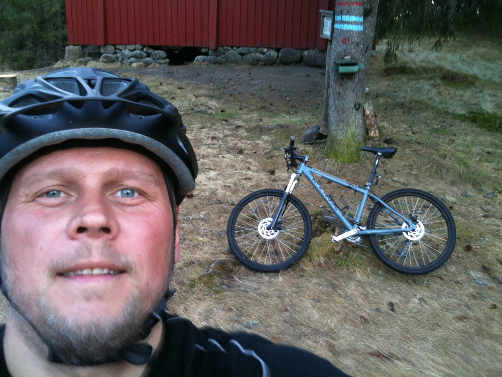 Passe sliten og rød i kinna ved ankomst Busterudvangen... Lalaåsen neste..!