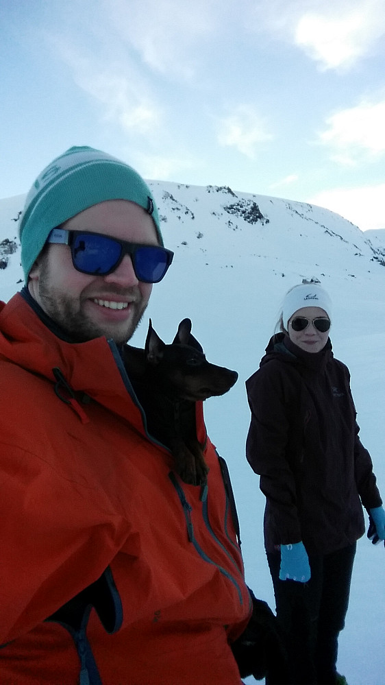 Ylva fikk allernådigst ta pausene i jakka ettersom det var ca 10 blå.