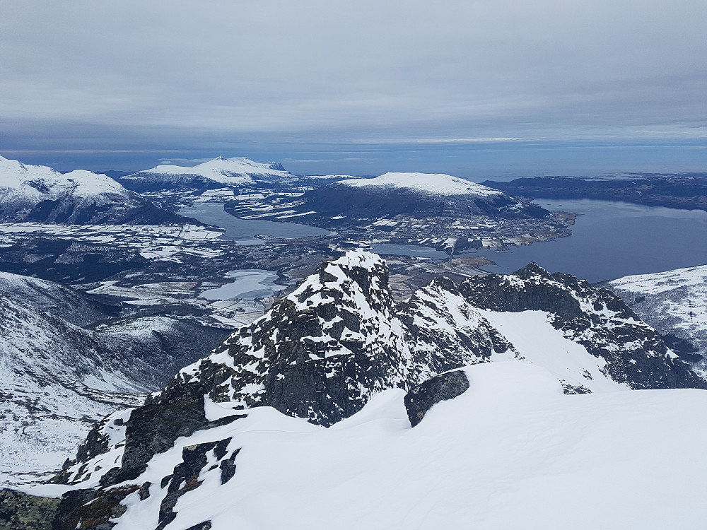 Utsikt nordvestover fra Stortussen