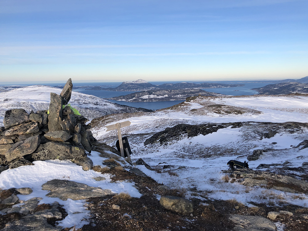Fjordgløtt fra toppen