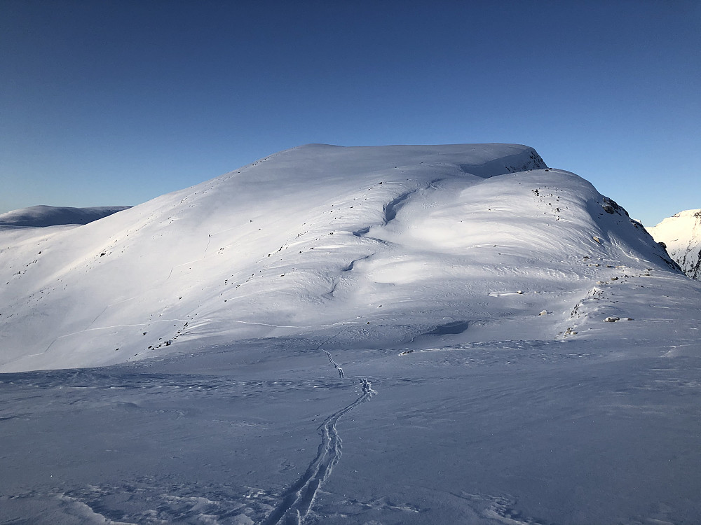 Geir og Jenny sees så vidt på vei opp til Koppfjellet 1608.