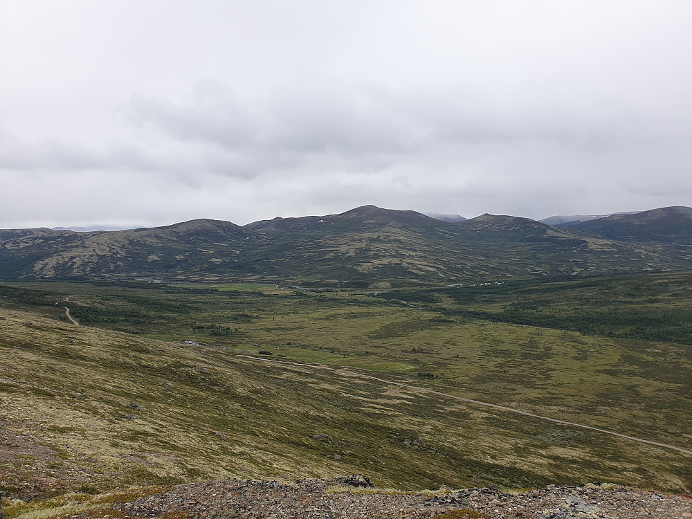 Utsikt frå Ryhaugkollen