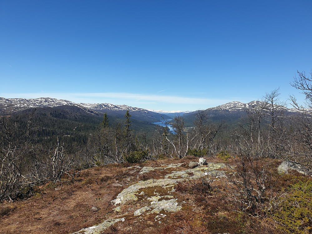 Fin utsikt på Sekken, med utsikt nordover Espedalen.