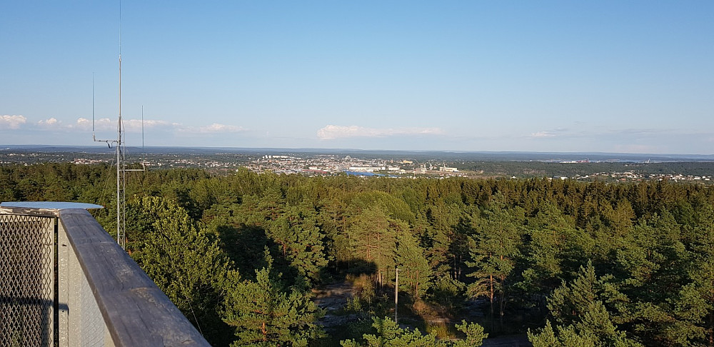 Utsikt mot Gressvik og Fredrikstad